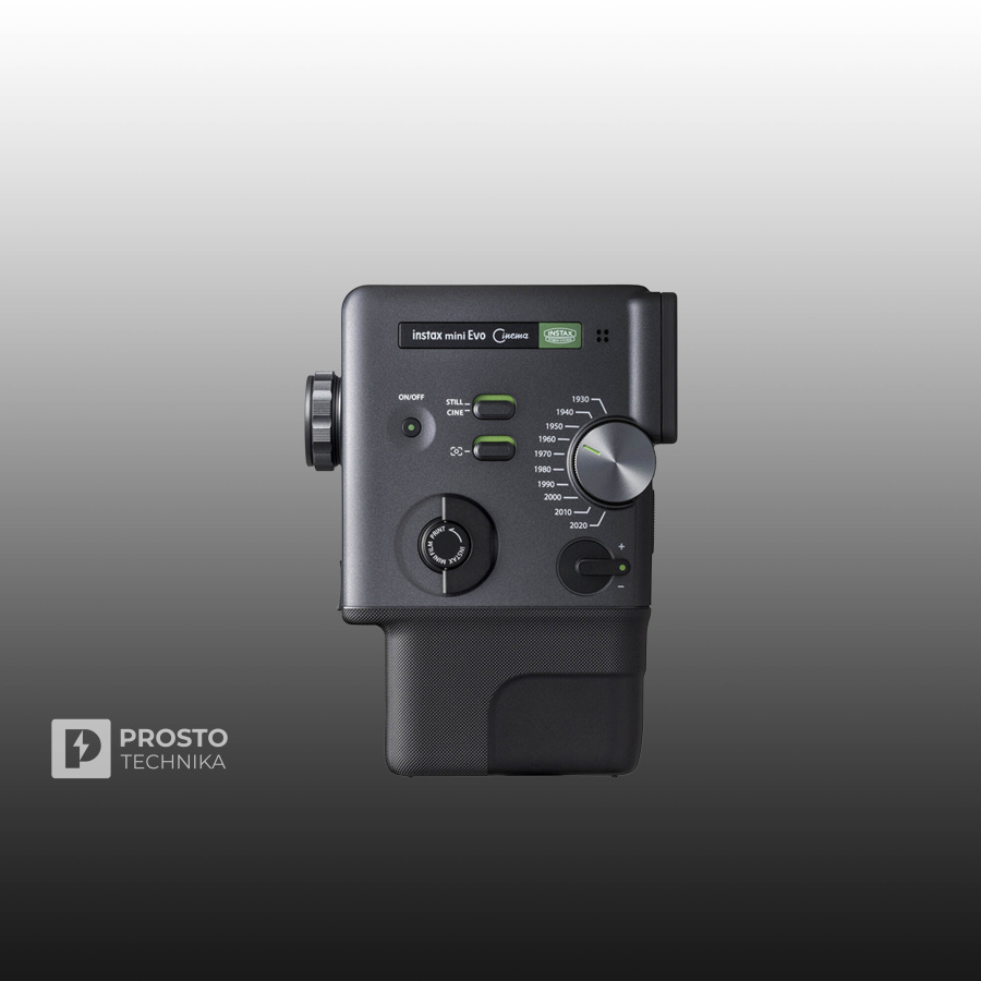 Гибридная камера мгновенной печати Fujifilm Instax Mini Evo Cinema Black